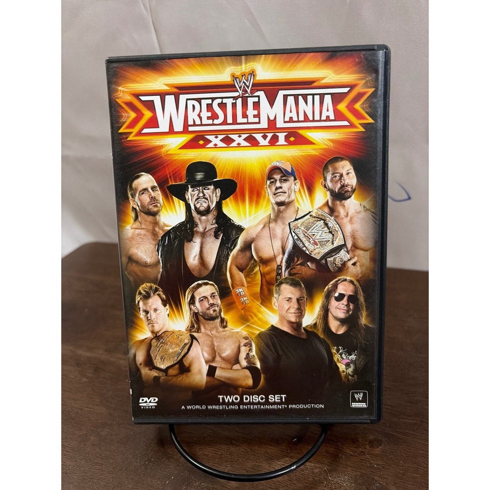 WWE WrestleMania XXVI DVD Set Unisex OS Multicolor Excellent 2-Disc 2010 Special